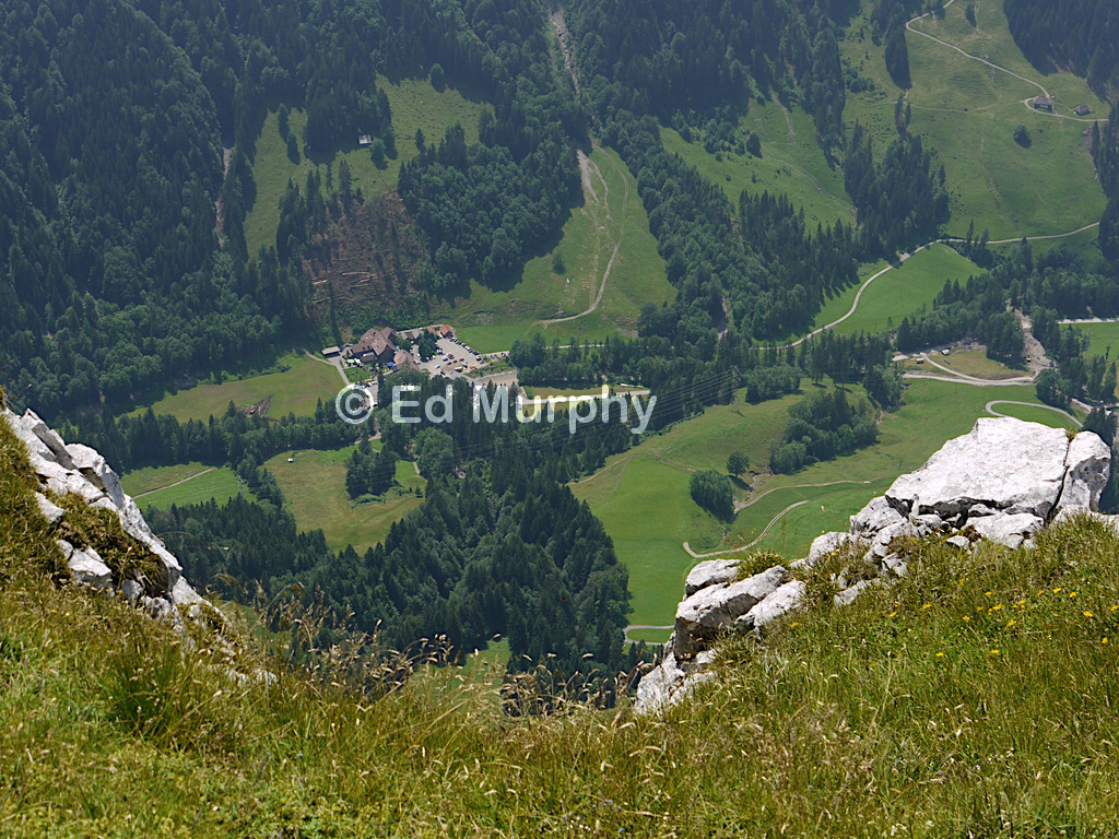 Kemmeribodenbad hotel and restaurant from the Schibeng&uuml;tsch