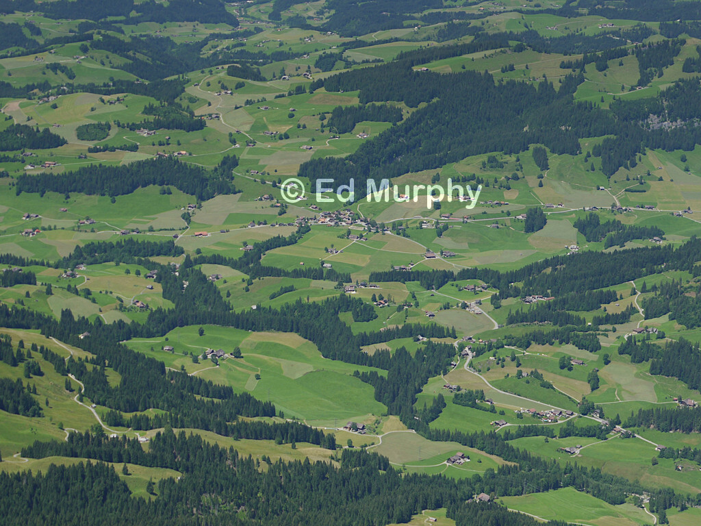 The Emmental countryside below the Hohgant