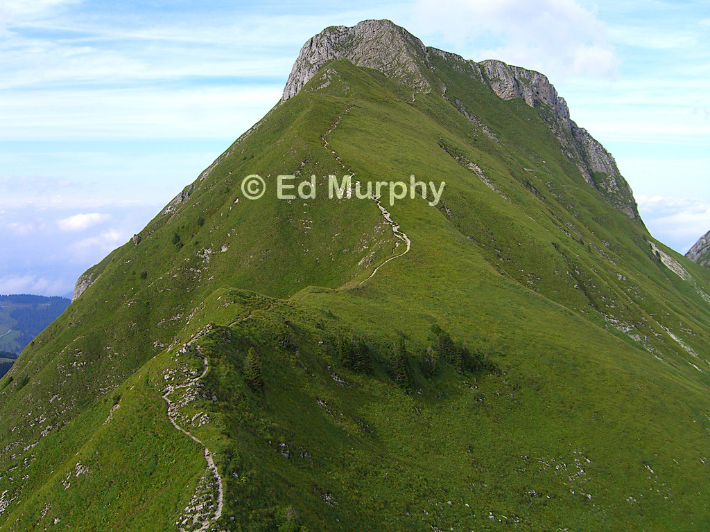 The final approach to the Gantrisch