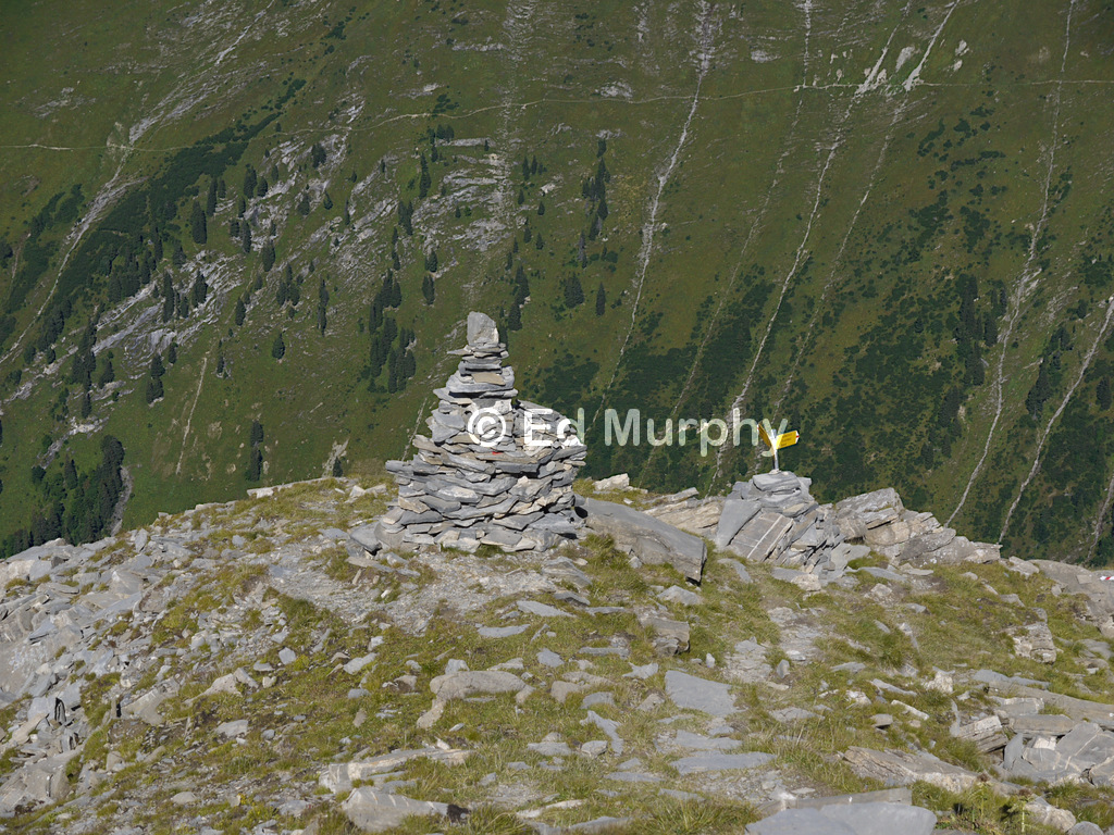 A cairn on the Giferspitz