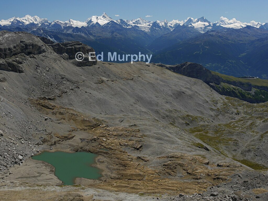 Huiton wilderness and the Valaisian Alps