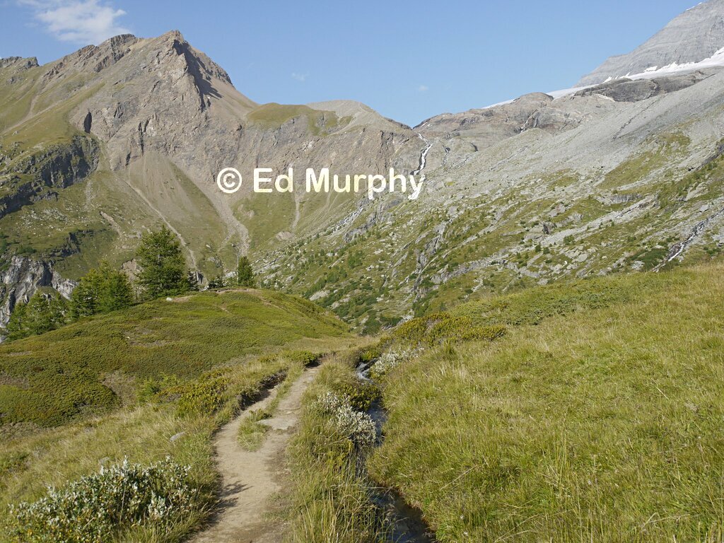 Monte Leone Hut track above the Simplon Pass
