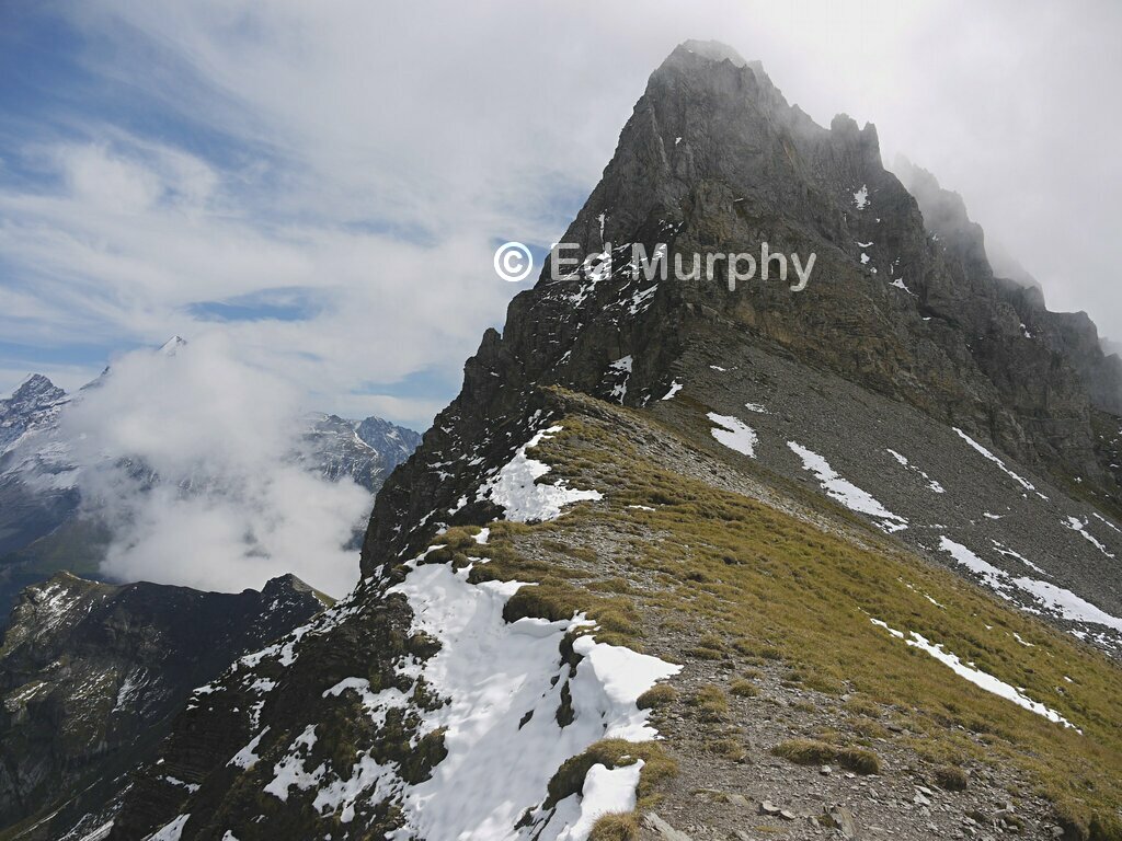 The Klein Lohner above the Bunderspitz path