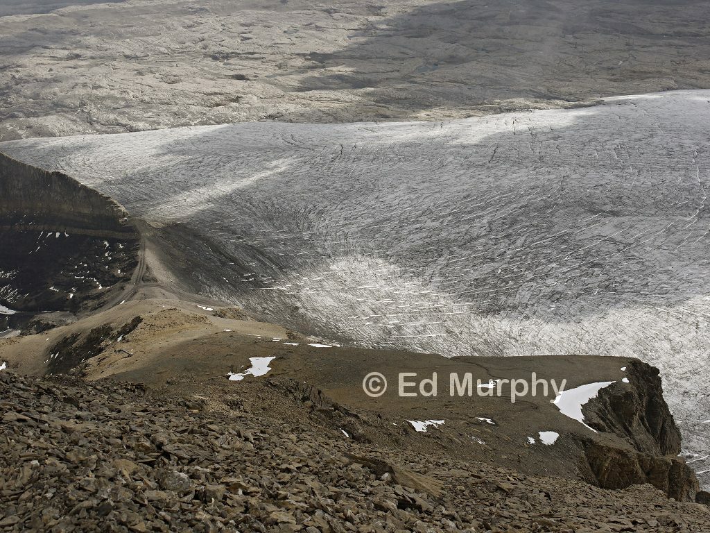 The Oldensattel and the tongue of the Tsanfleuron Glacier