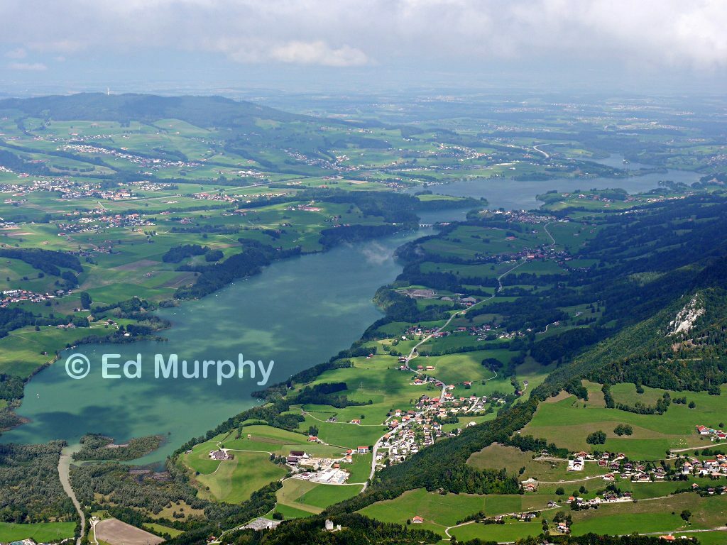 The Lac de la Gruy&egrave;re from the Dent de Broc