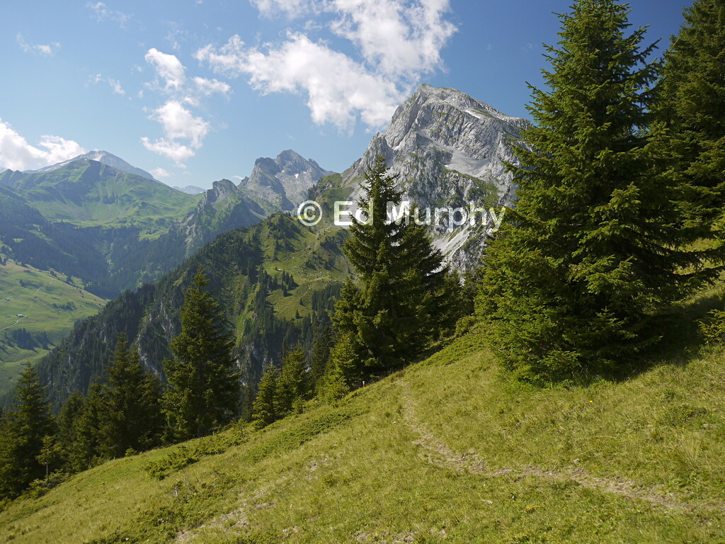 The Seehorn and the path not yet heading for it