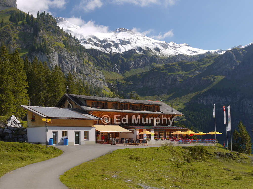 The Oeschinensee restaurant complex