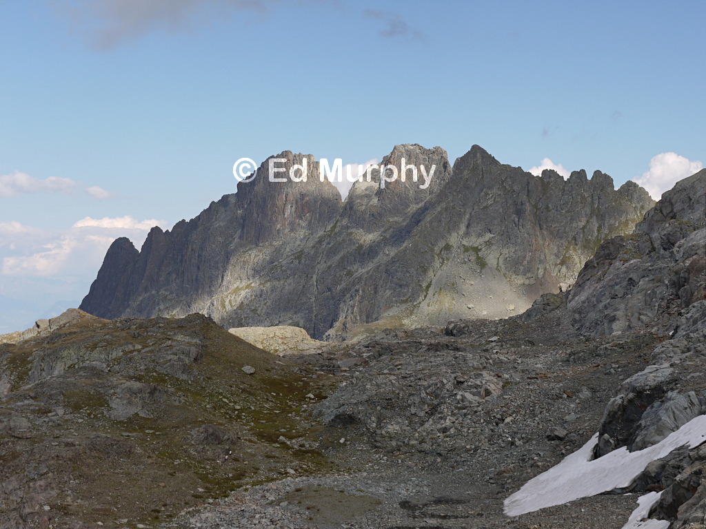 The Perron Range from the Cheval Blanc path