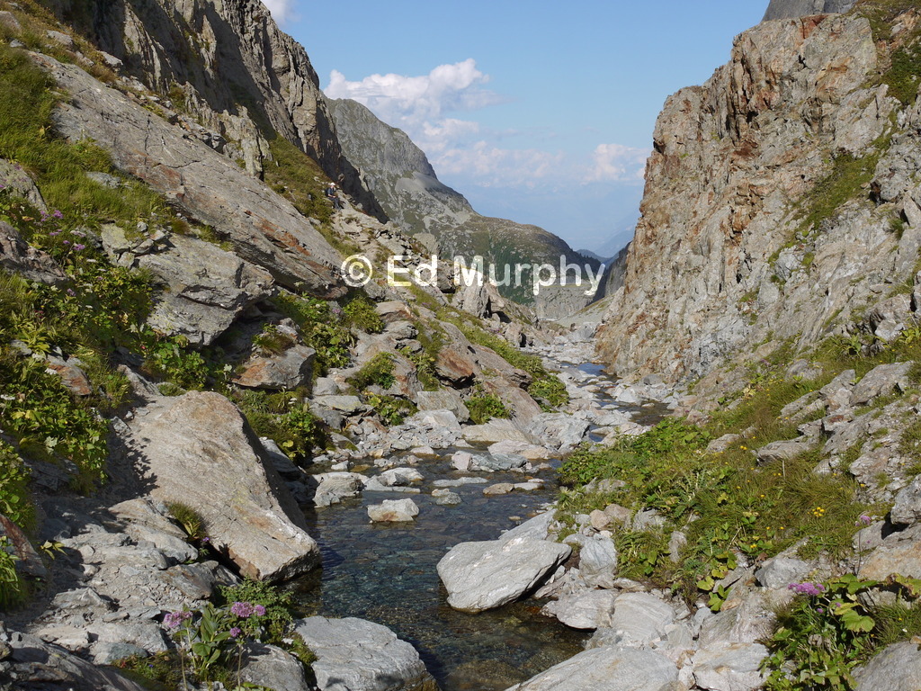 The Gorge de la Veudale in afternoon sunshine