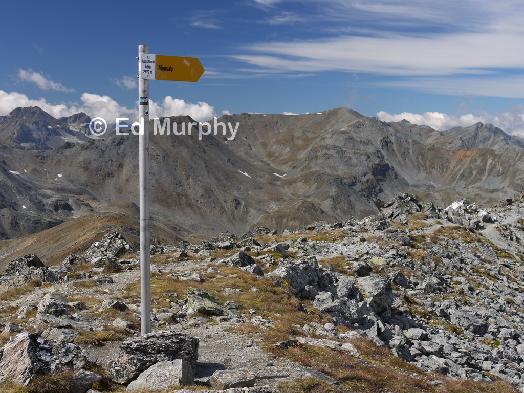 The summit of the Augstbordhorn