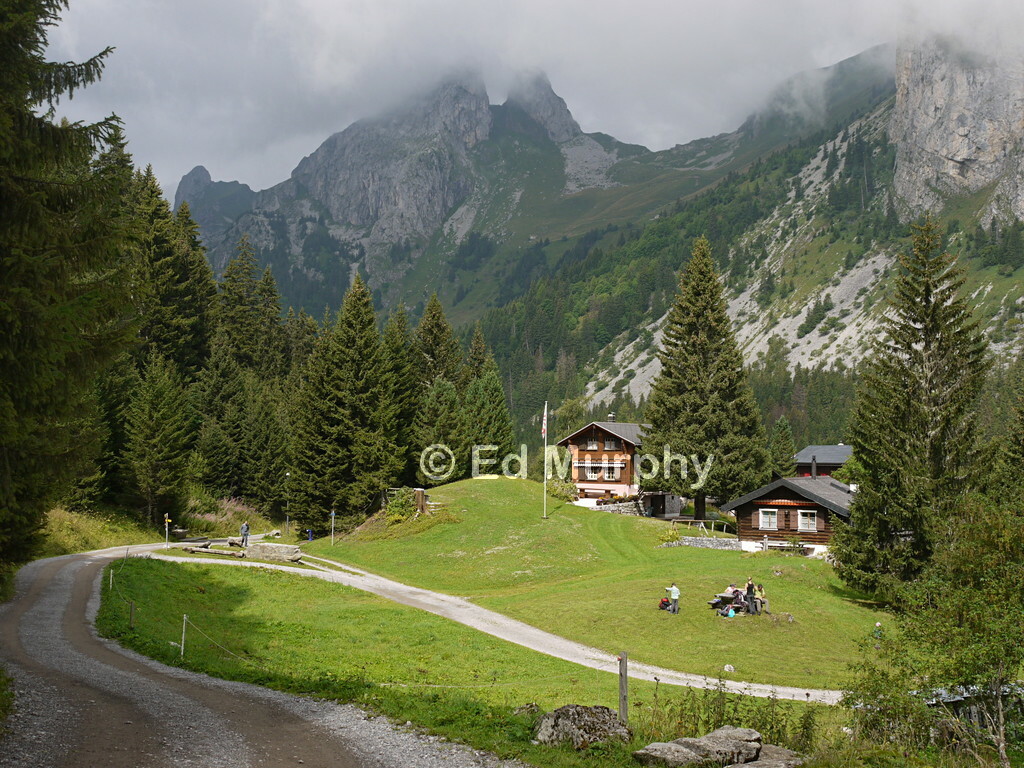 The mountain hamlet of Taney just south of Lake Geneva