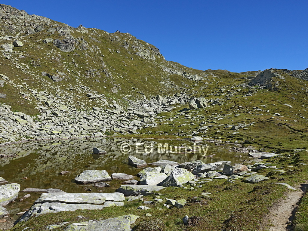 A nameless tarn below the Honeggerhorn