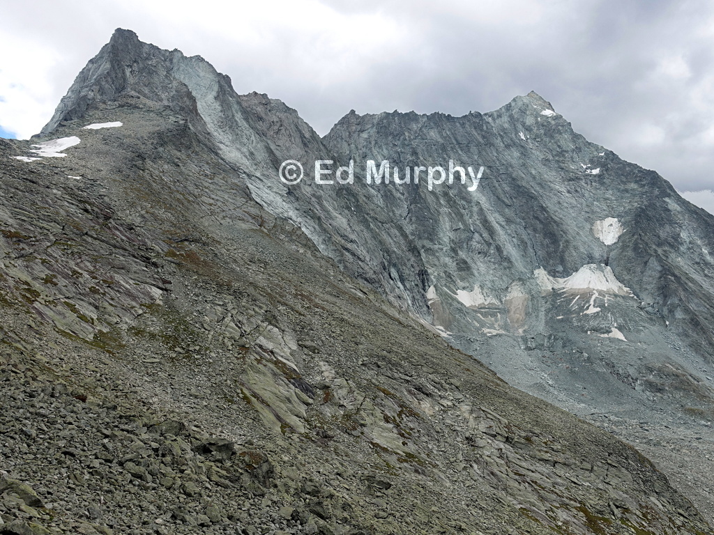 The Grande Dent de Veisivi and the Blanche de Perroc