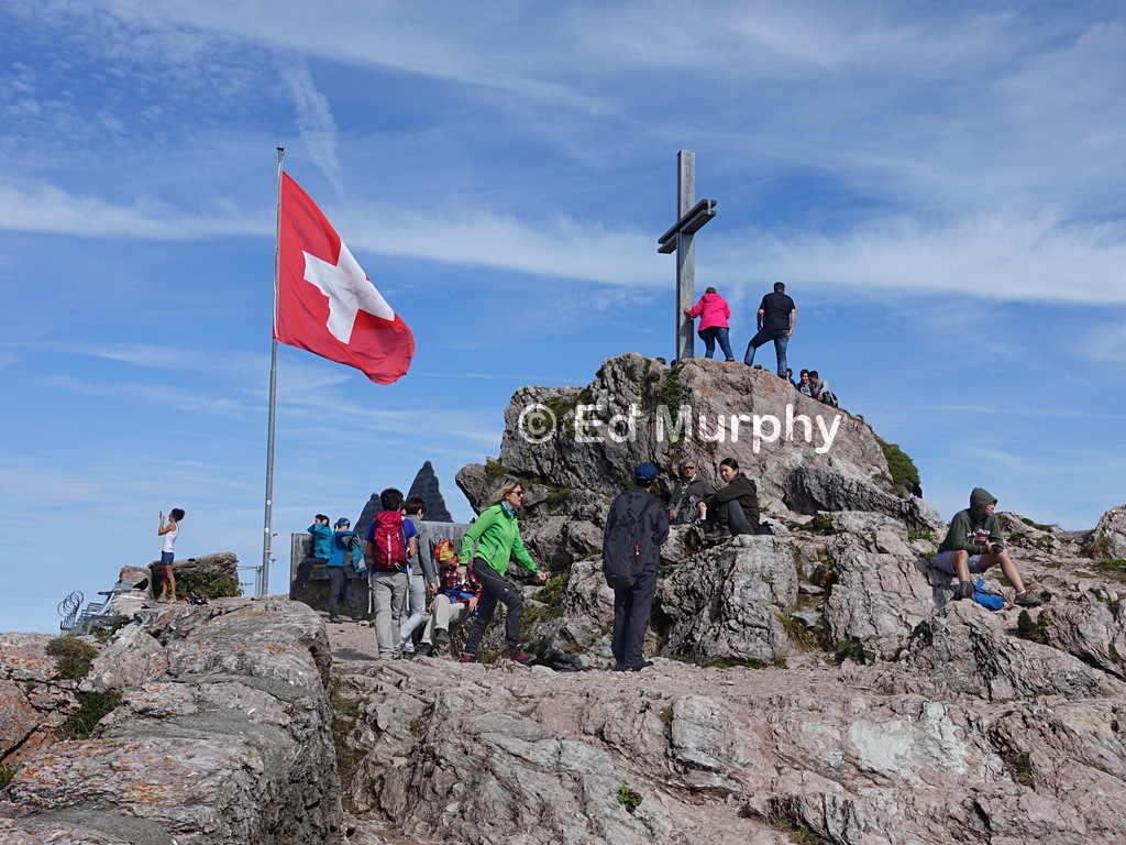 The Gross Mythen's busy summit rocks