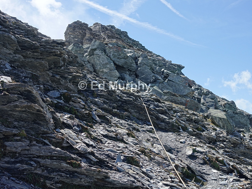 Largely unnecessary ropes on the Garde de Bordon