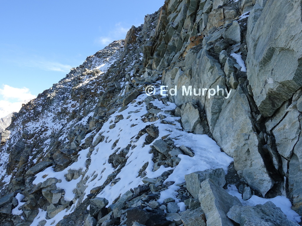 A tricky dead-end on the Pigne de la L&eacute;