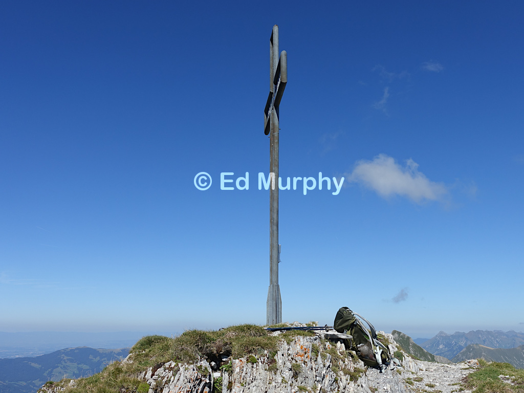 The Vanil Noir's summit cross