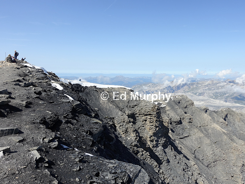 Mont Buet's gloomy east face